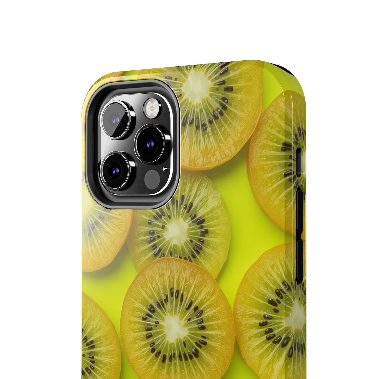 Vibrant Kiwi Tough Phone Case - Bright Yellow Design for Fruit Lovers