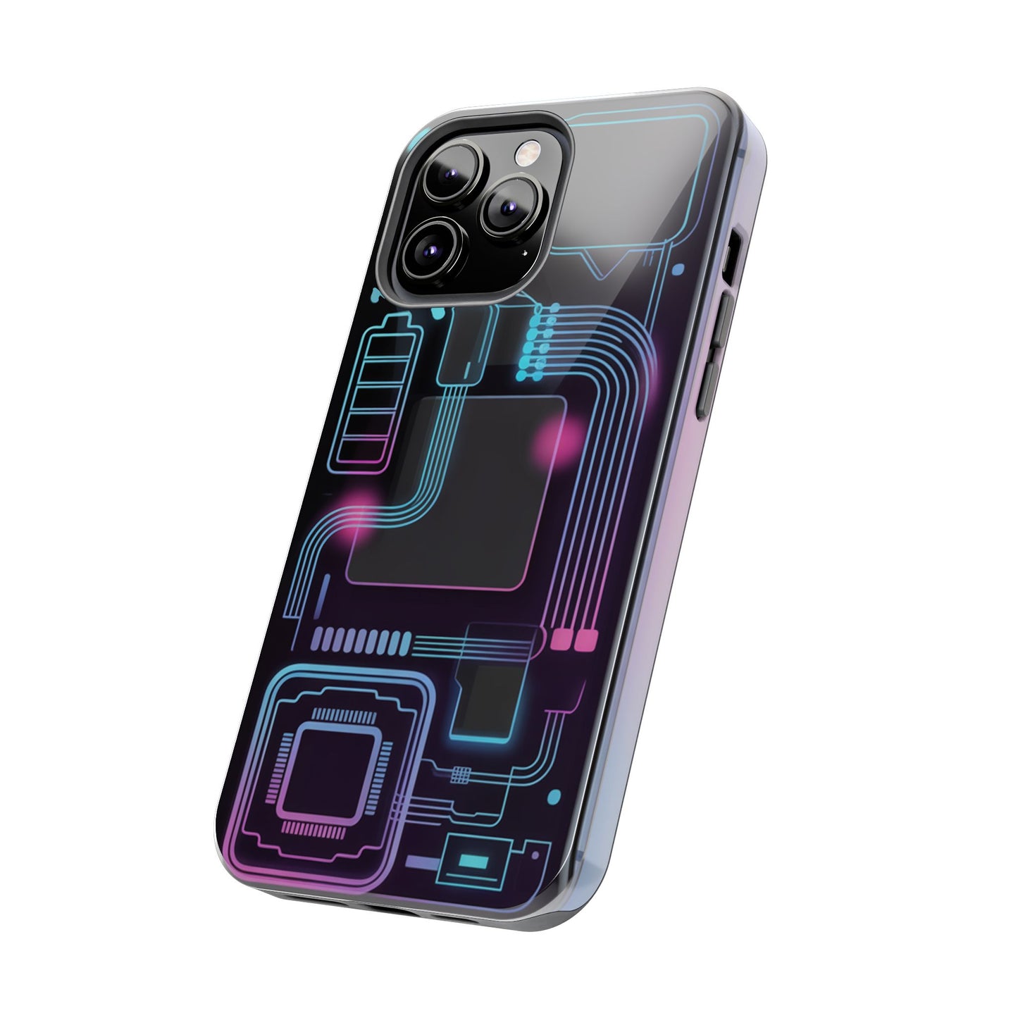 Cyberpunk Circuits Tough Phone Case