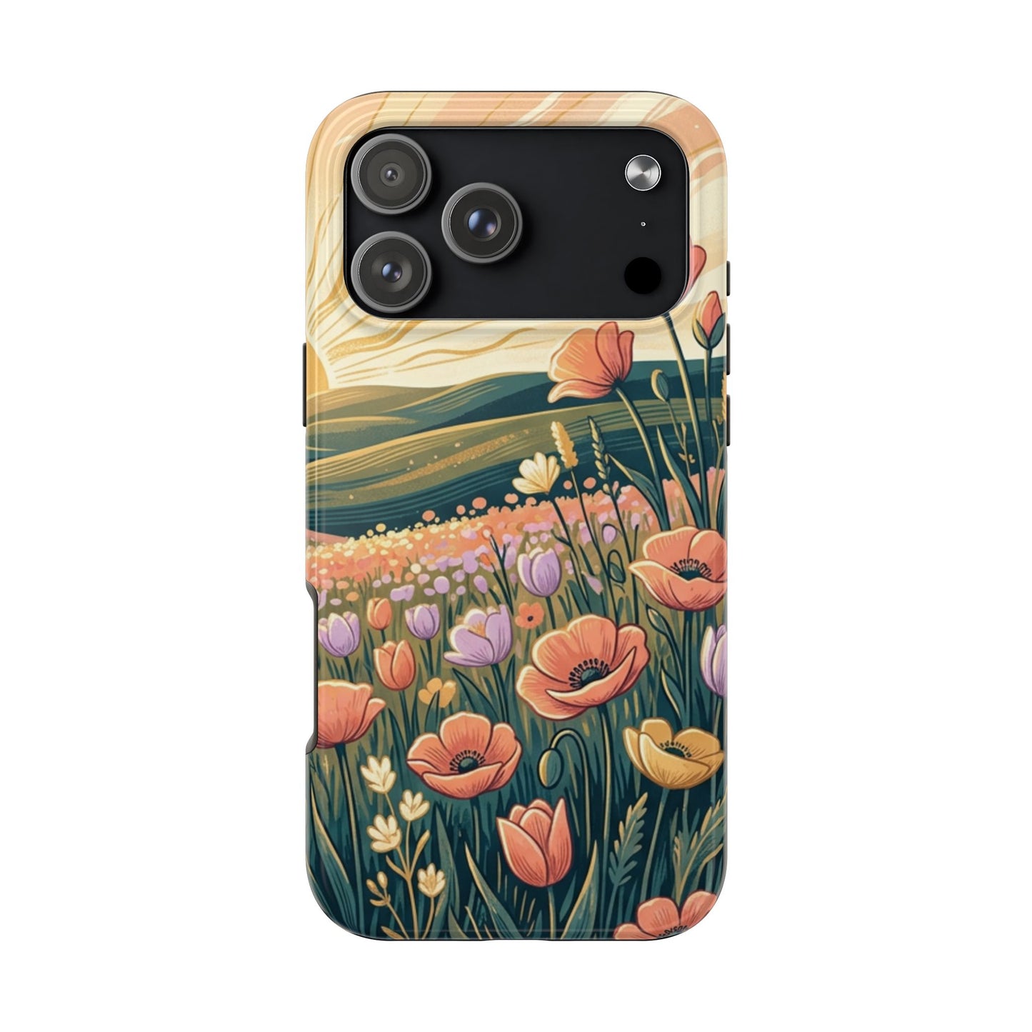 Floral Sunrise iPhone Case — Land of Flowers Design