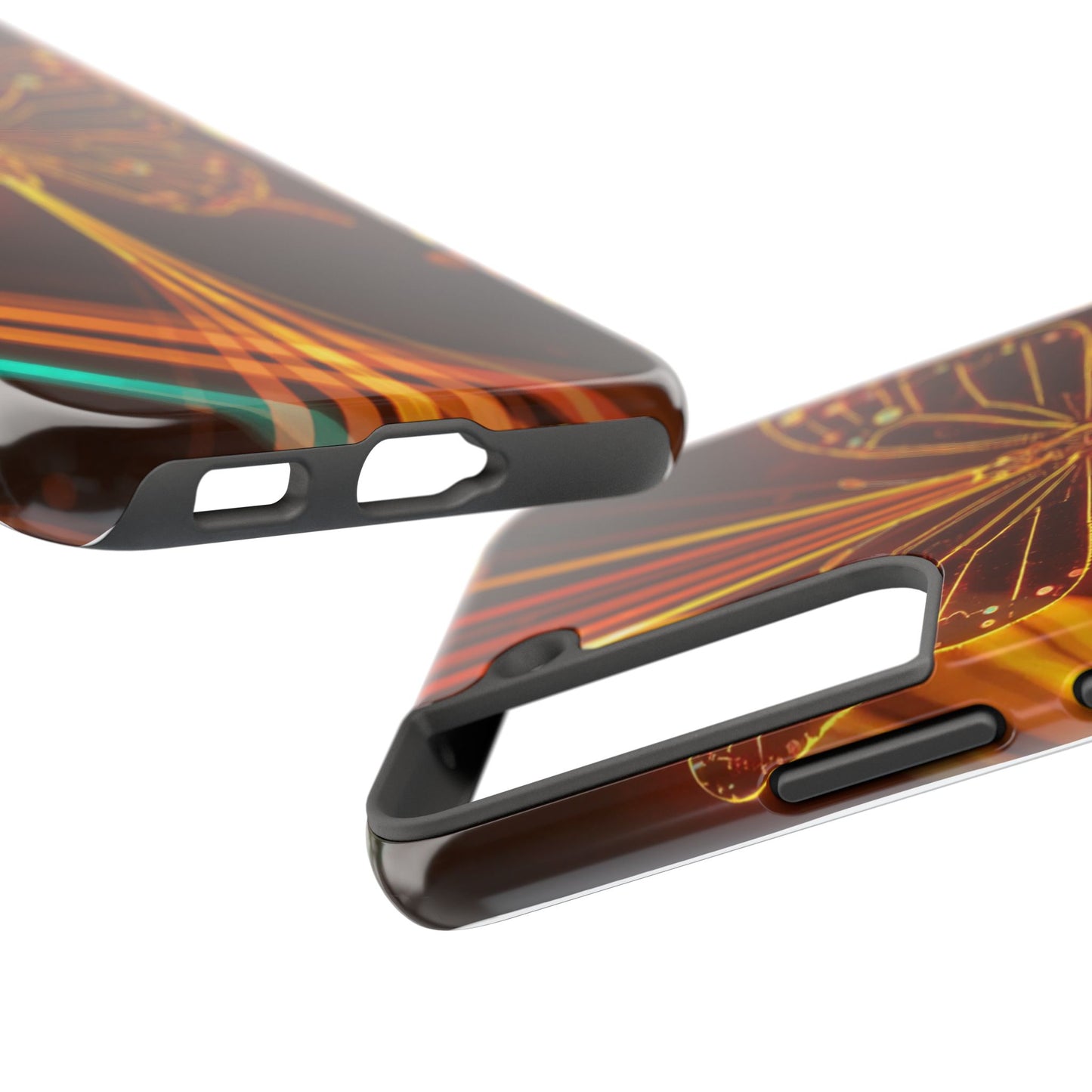 Elegant Butterfly Tough Phone Case - Stylish Protection for Nature Lovers
