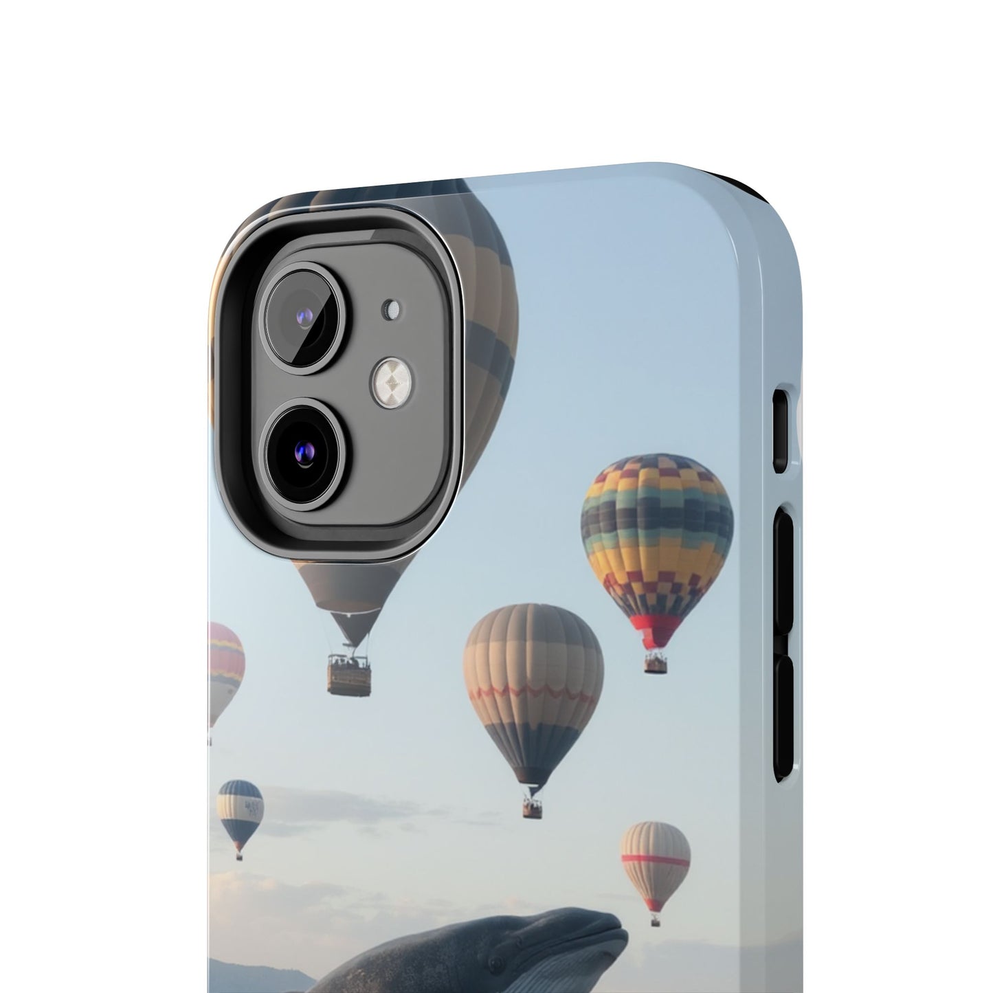 Whale Hot Air Balloon Tough Phone Case - Adventure & Nature Lovers