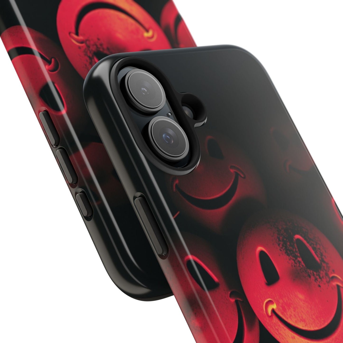 Smiley Face Tough Phone Case - Durable Protection with Fun Design