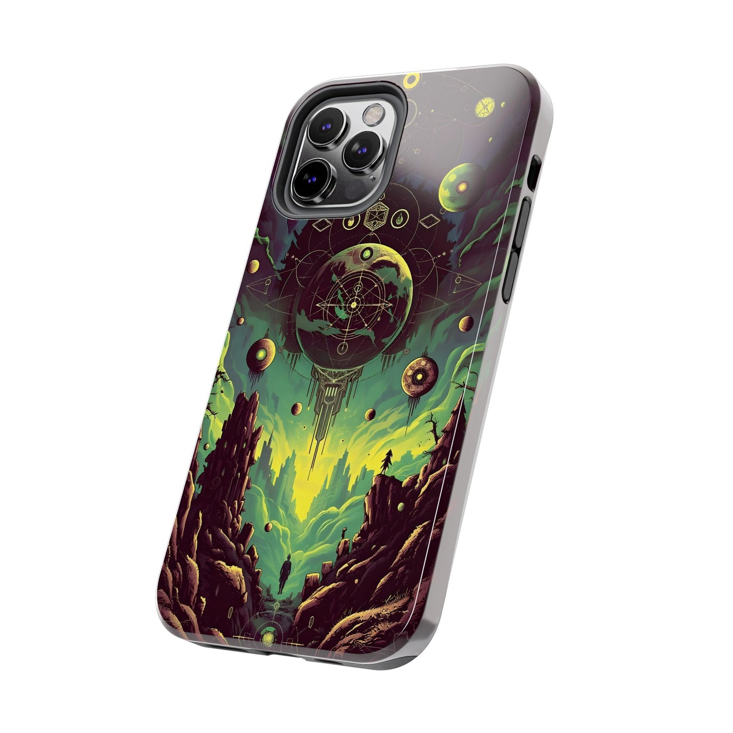 Cosmic Adventure Tough Phone Case - Galaxy Design for Space Enthusiasts - for iPhone