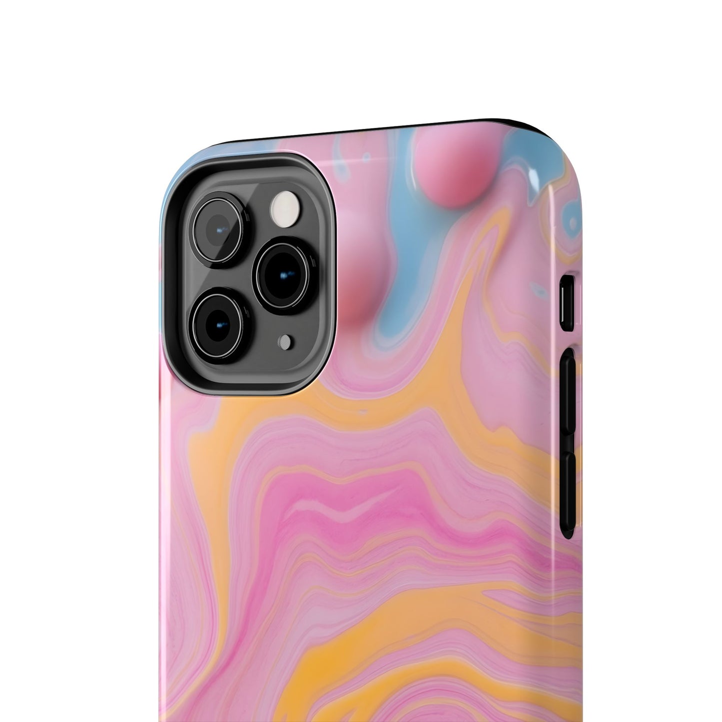 Liquid Candy Abstract Tough Phone Case - Durable Protection with Artistic Design - for iPhone