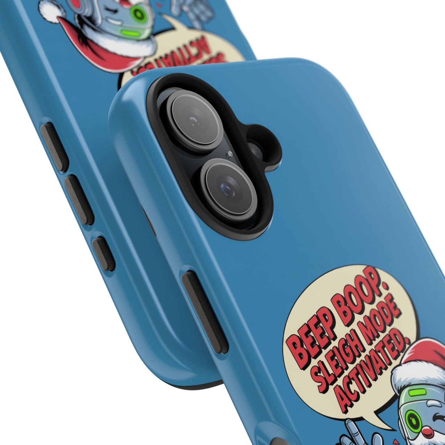 Funny Robot Holiday Phone Case - Beep Boop Sleigh Mode Activated
