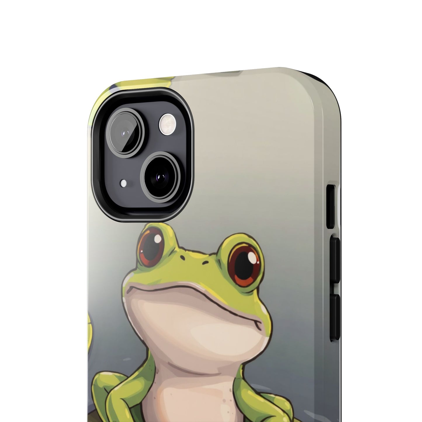 Cute Frog Tough Phone Case - Durable Protection with Nature Vibe