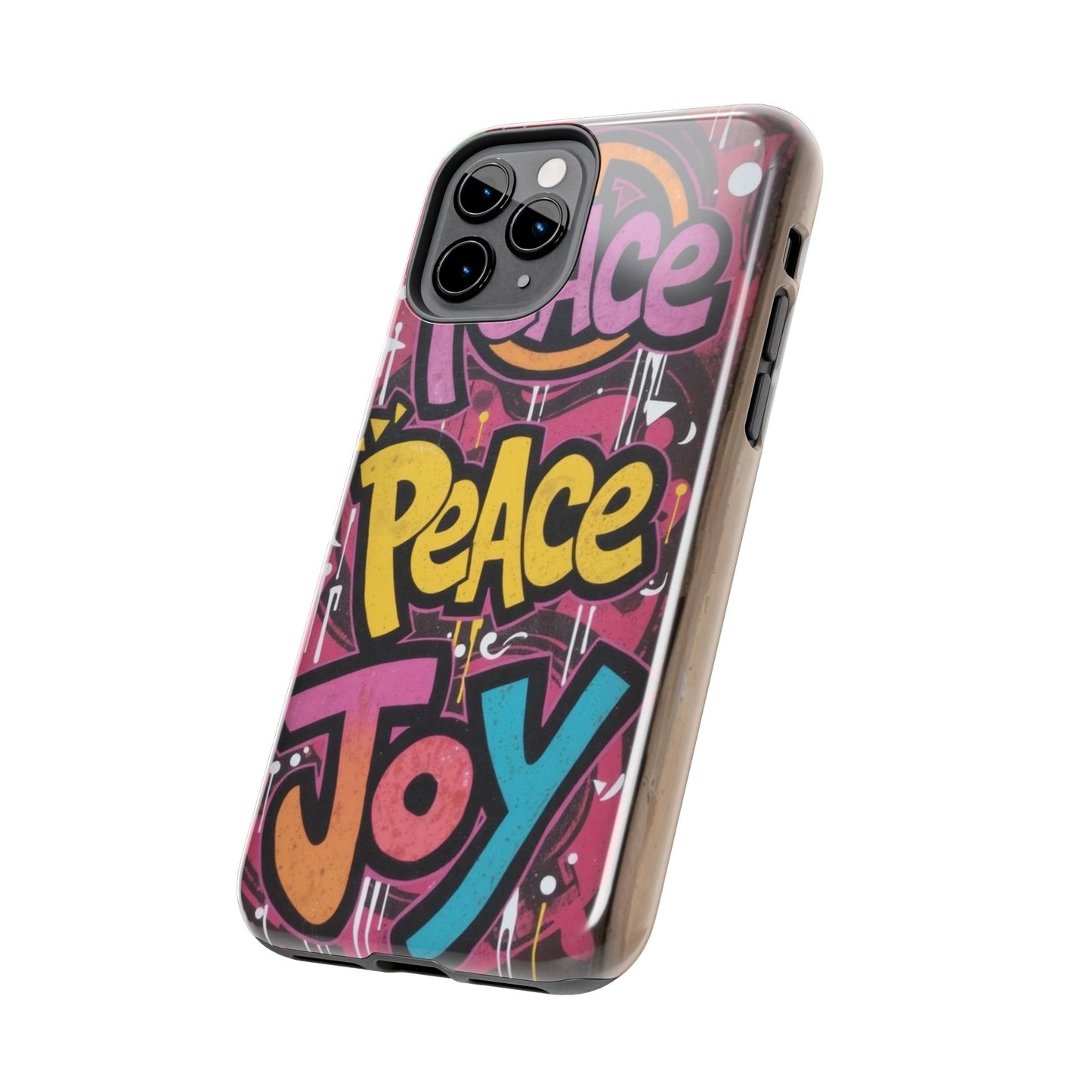 Colorful Peace Joy Tough Phone Case