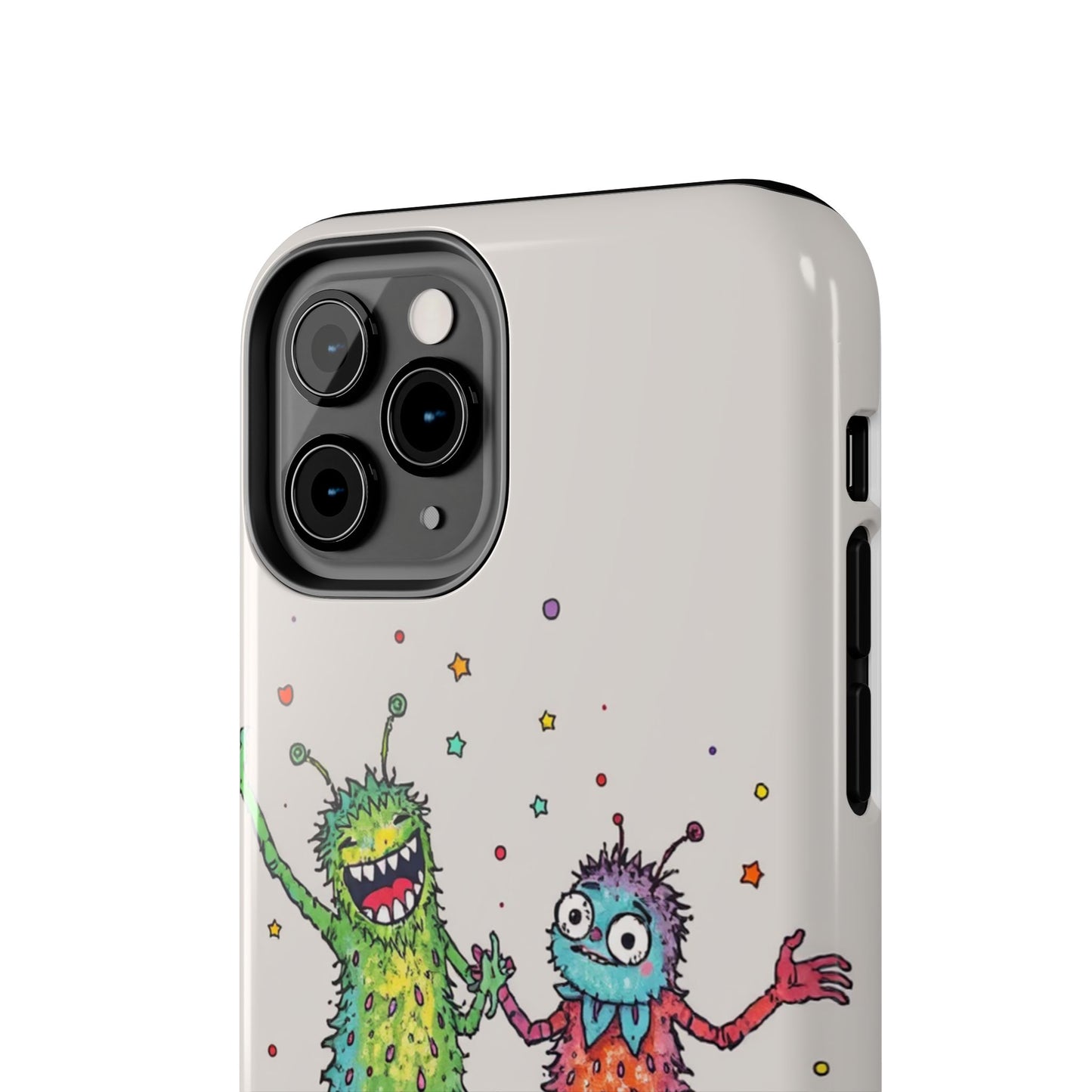 Colorful Monster Tough Phone Case - Fun and Playful Design
