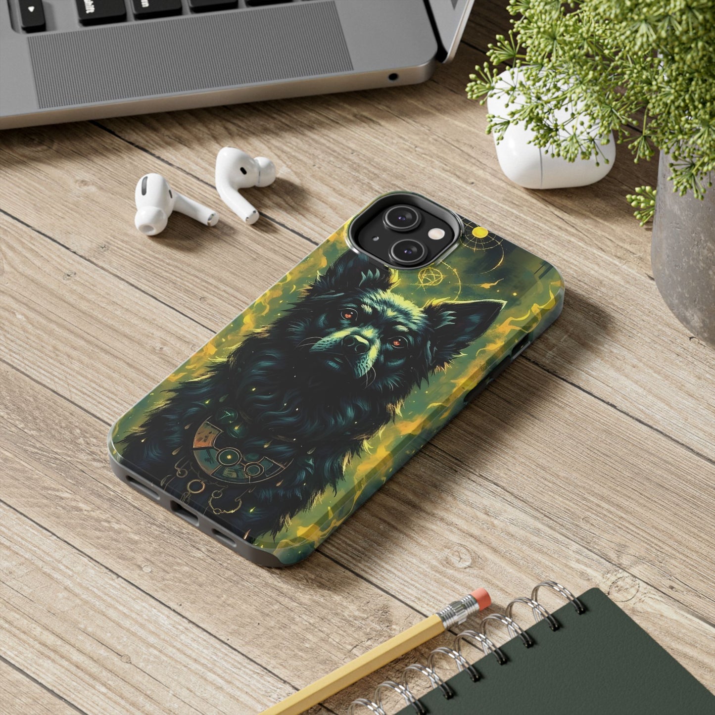 Mystical Dog Tribe Phone Case - Tough and Stylish for Pet Lovers - for iPhone