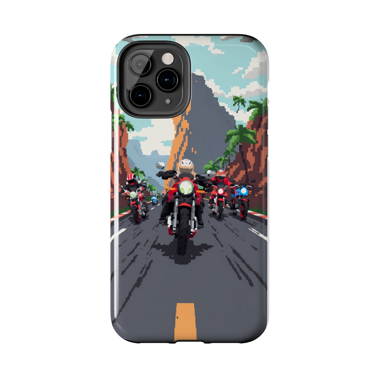 Retro Biker Tough Phone Case - Perfect for Motorcycle Lovers