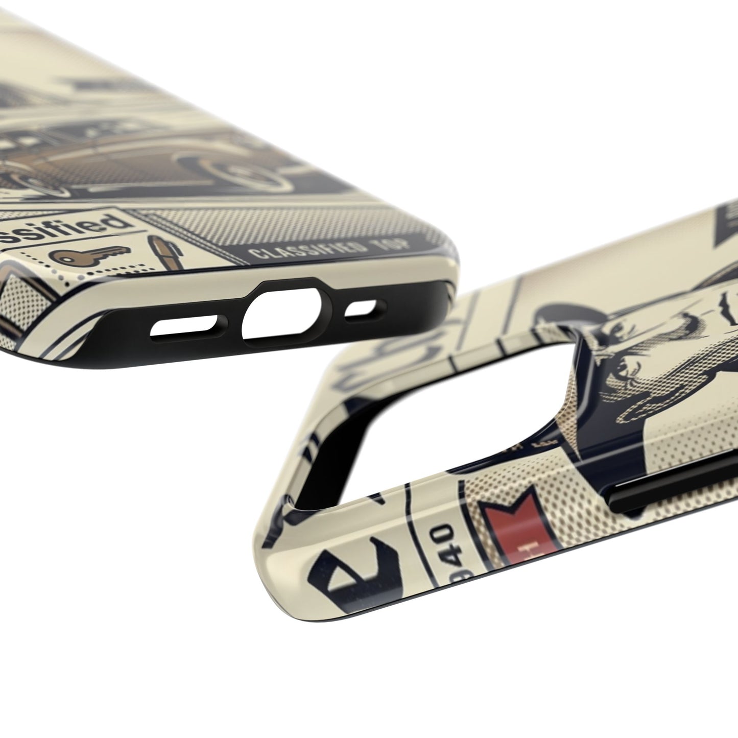 Old Newspaper Tough Phone Case