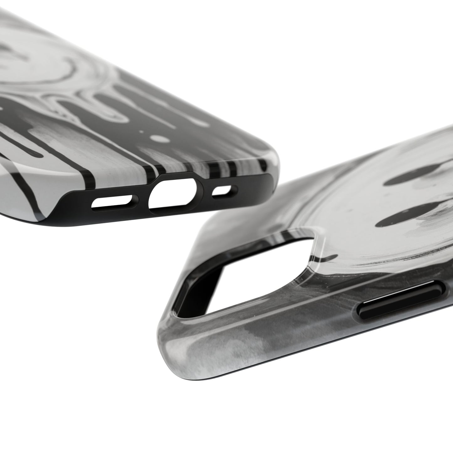 Dripping Smiley Tough Phone Case - Stylish & Durable Protection