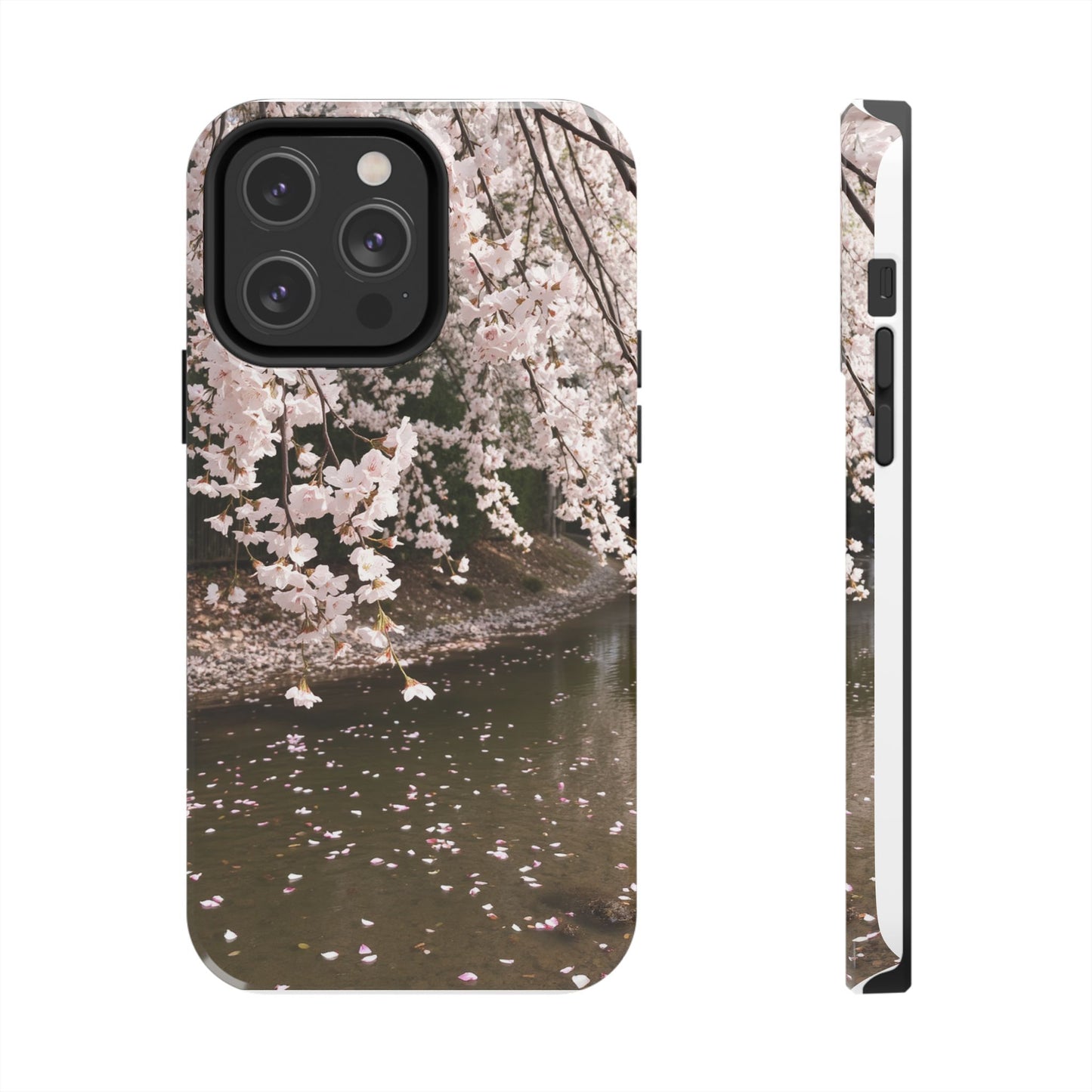 Cherry Blossom Tough Phone Cases - Durable Protection with Floral Serenity