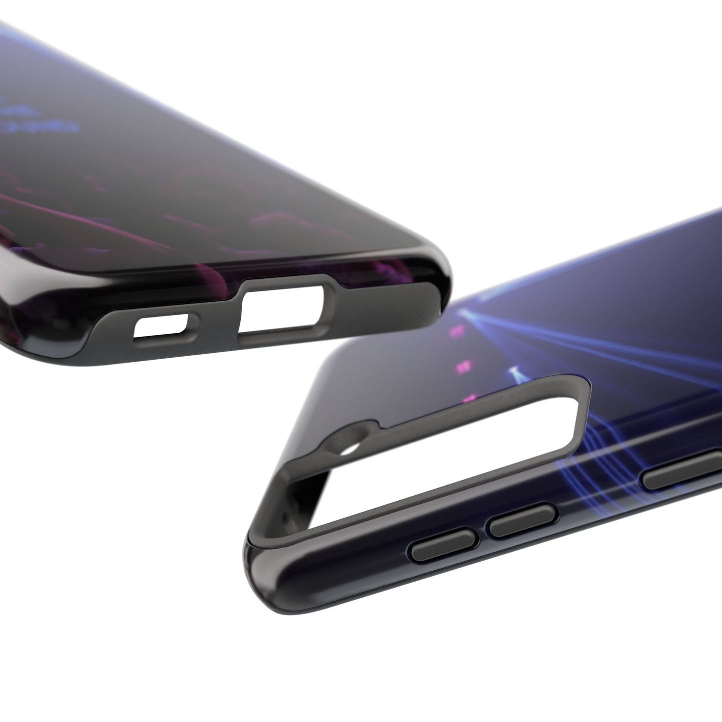 Vibrant Tough Phone Case - 'Lost in the Sound' Design for Music Lovers
