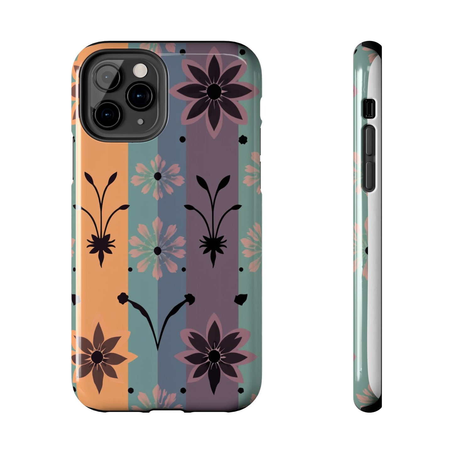 Boho Floral Tough Phone Cases - Durable & Stylish Protection - for iPhone
