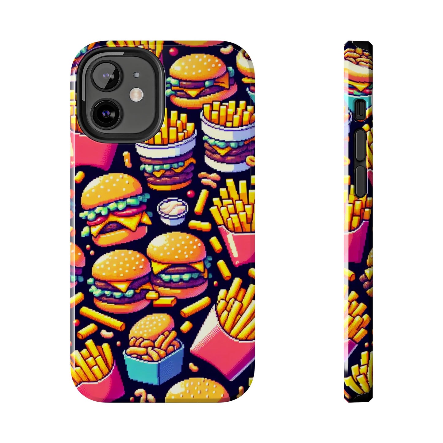Retro Fast Food Phone Case - Tough and Durable - for iPhone