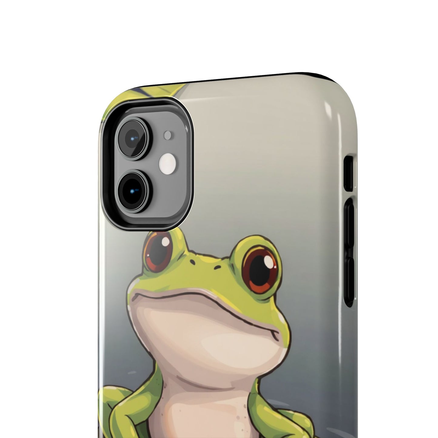 Cute Frog Tough Phone Case - Durable Protection with Nature Vibe