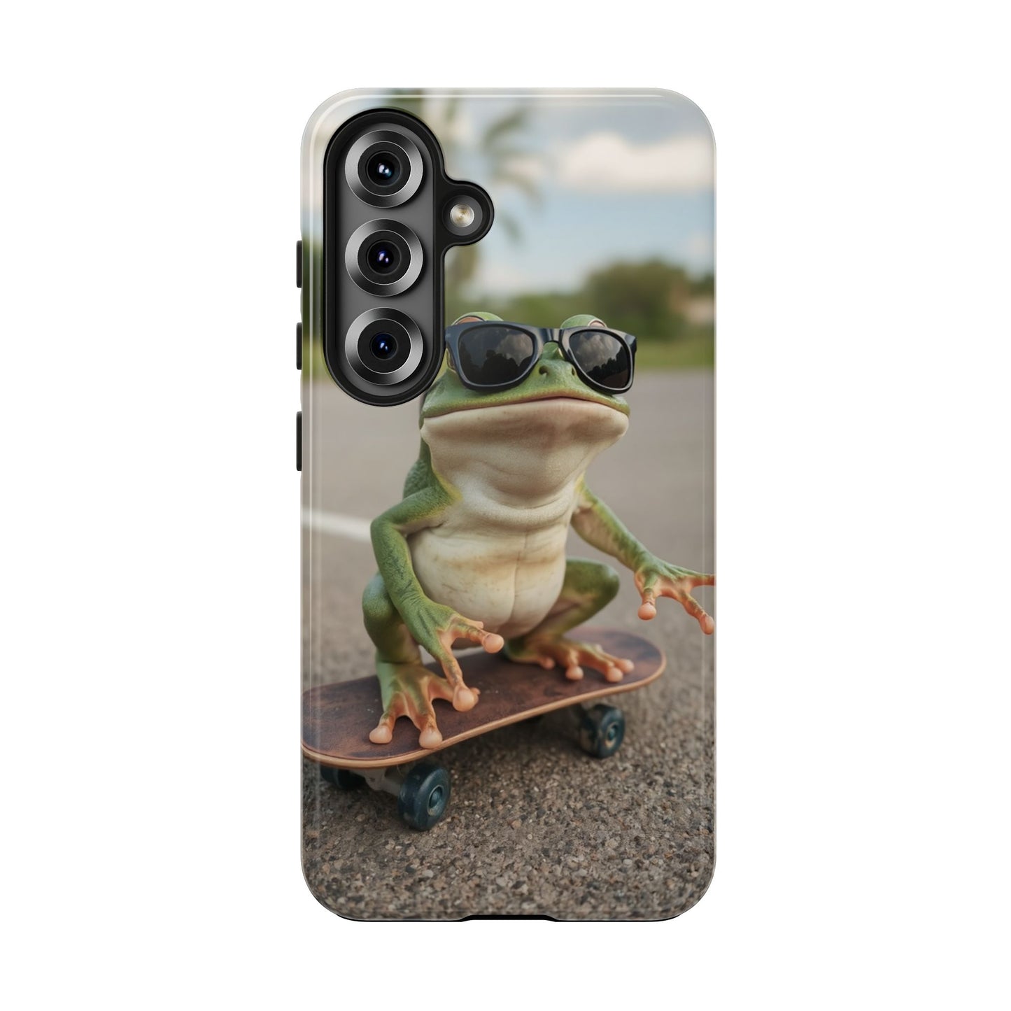 Cool Frog Skateboard Phone Case - Tough and Stylish Protection