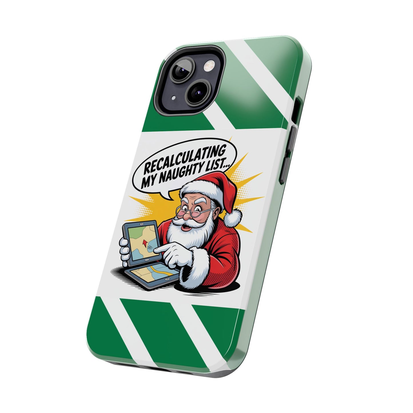 Santa Naughty List Phone Case - Tough & Fun Holiday Protection