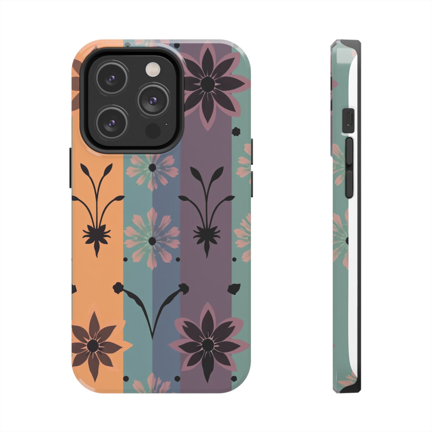Boho Floral Tough Phone Cases - Durable & Stylish Protection - for iPhone