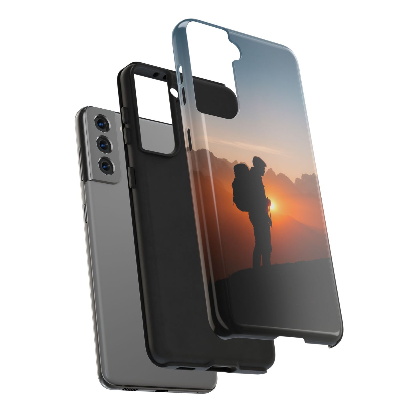 Explorer Adventure Sunset Mountain iPhone Case