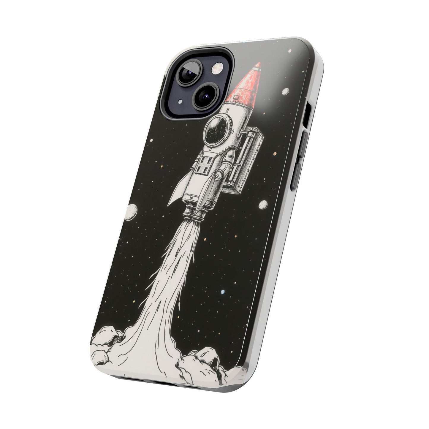 Cool Tough Phone Case for iPhone - Astro-Rocket Bond