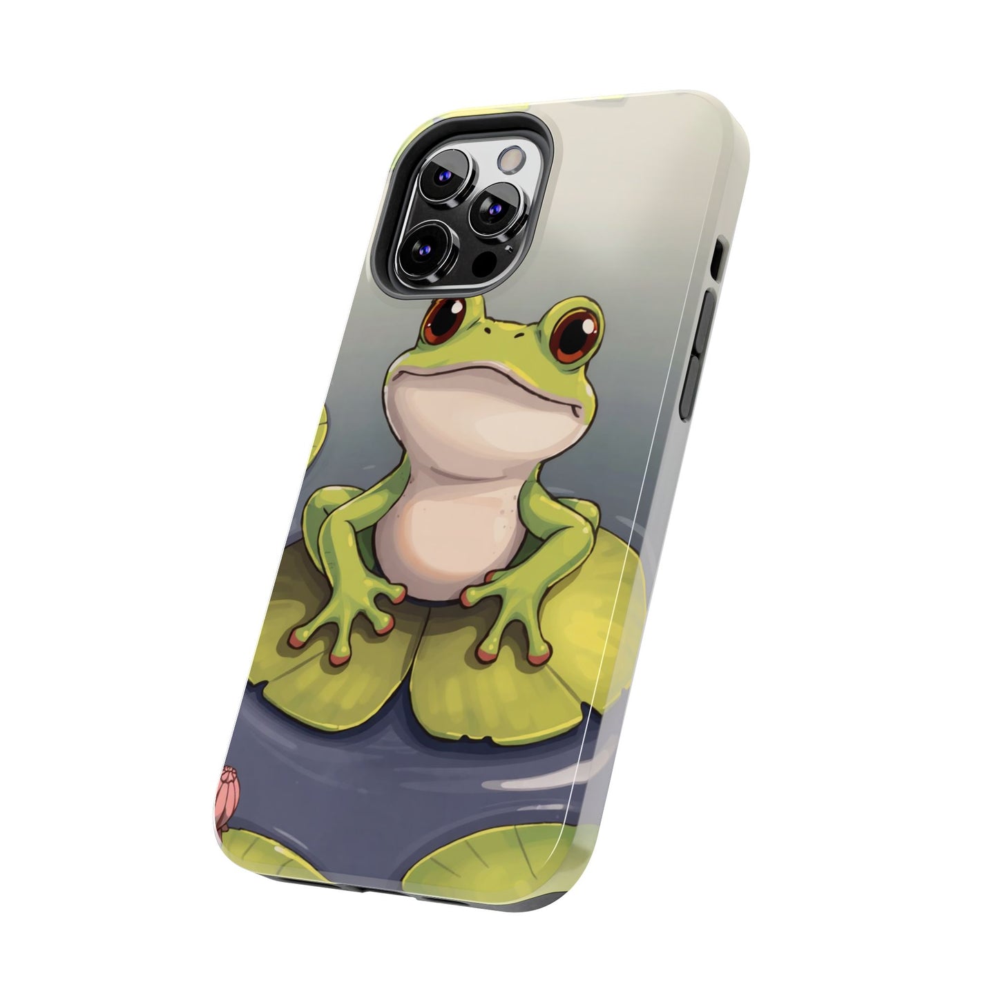 Cute Frog Tough Phone Case - Durable Protection with Nature Vibe