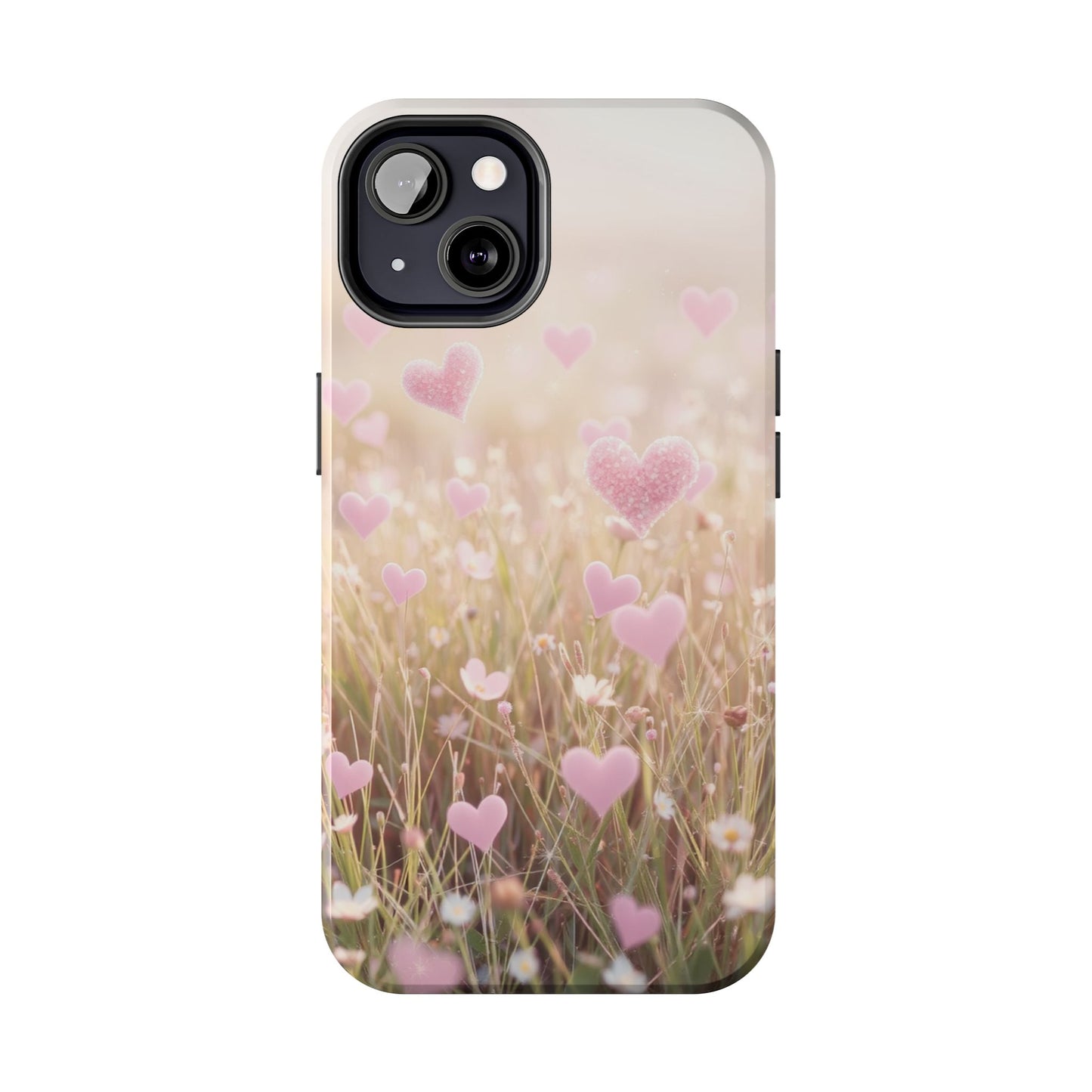 Romantic Hearts Tough Phone Case - Perfect for Lovers and Celebrations