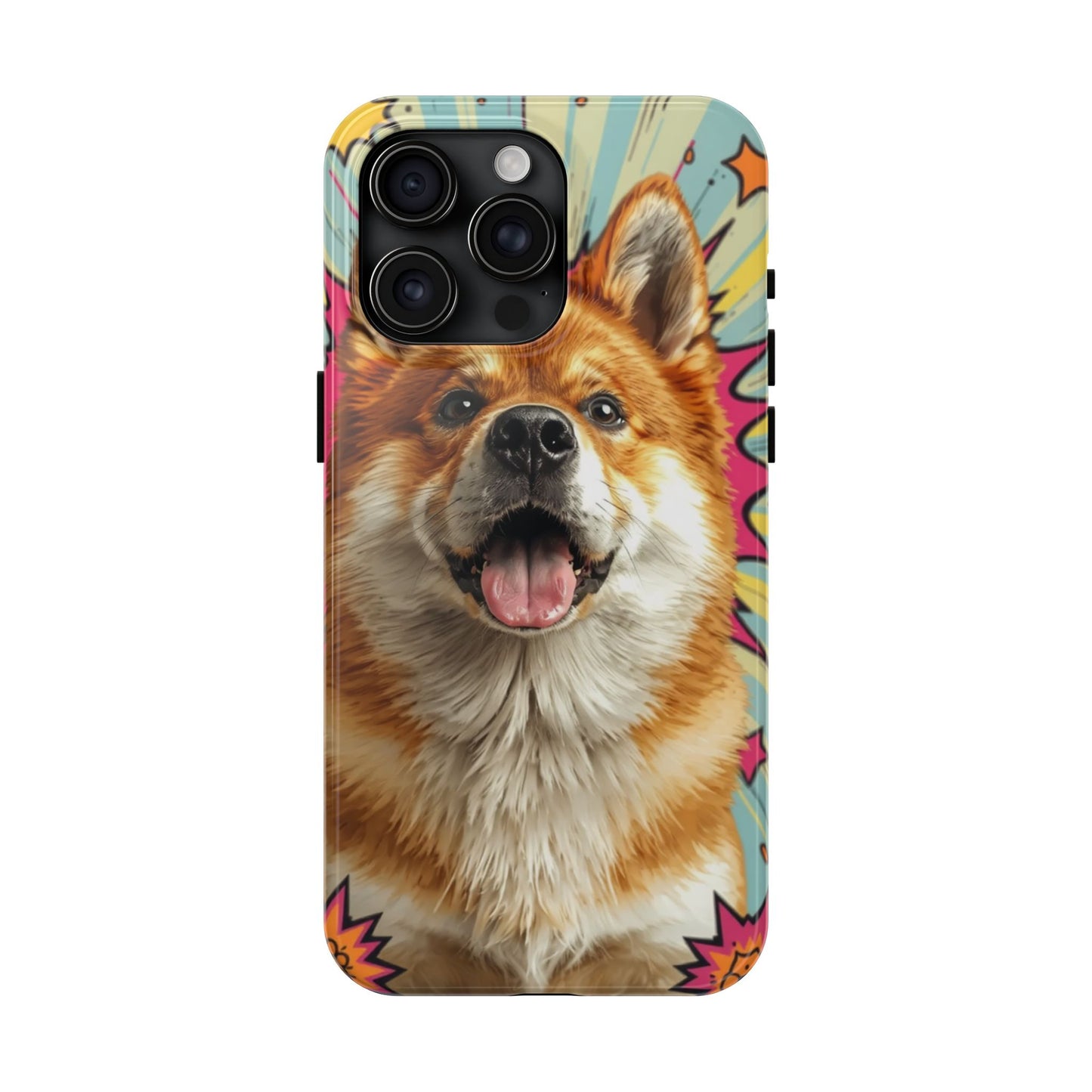 Playful Dog Tough Phone Case - Durable & Stylish Pet Lover Gift