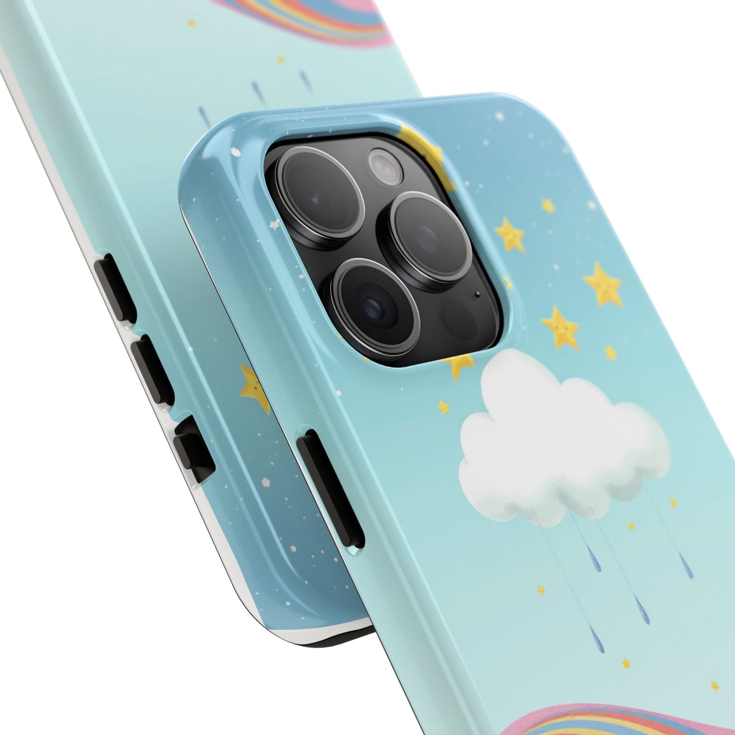 Colorful Rainbow Phone Case - Durable Tough Design for Adventurers