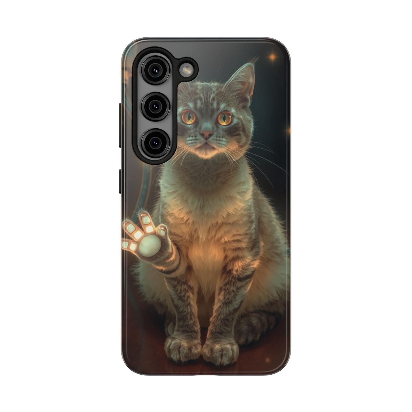 Whimsical Cat Phone Case | Tough Phone Cases for Cat Lovers, Pet Accessories, Gift for Cat Owners, Cute Phone Cover, Personalized Tech