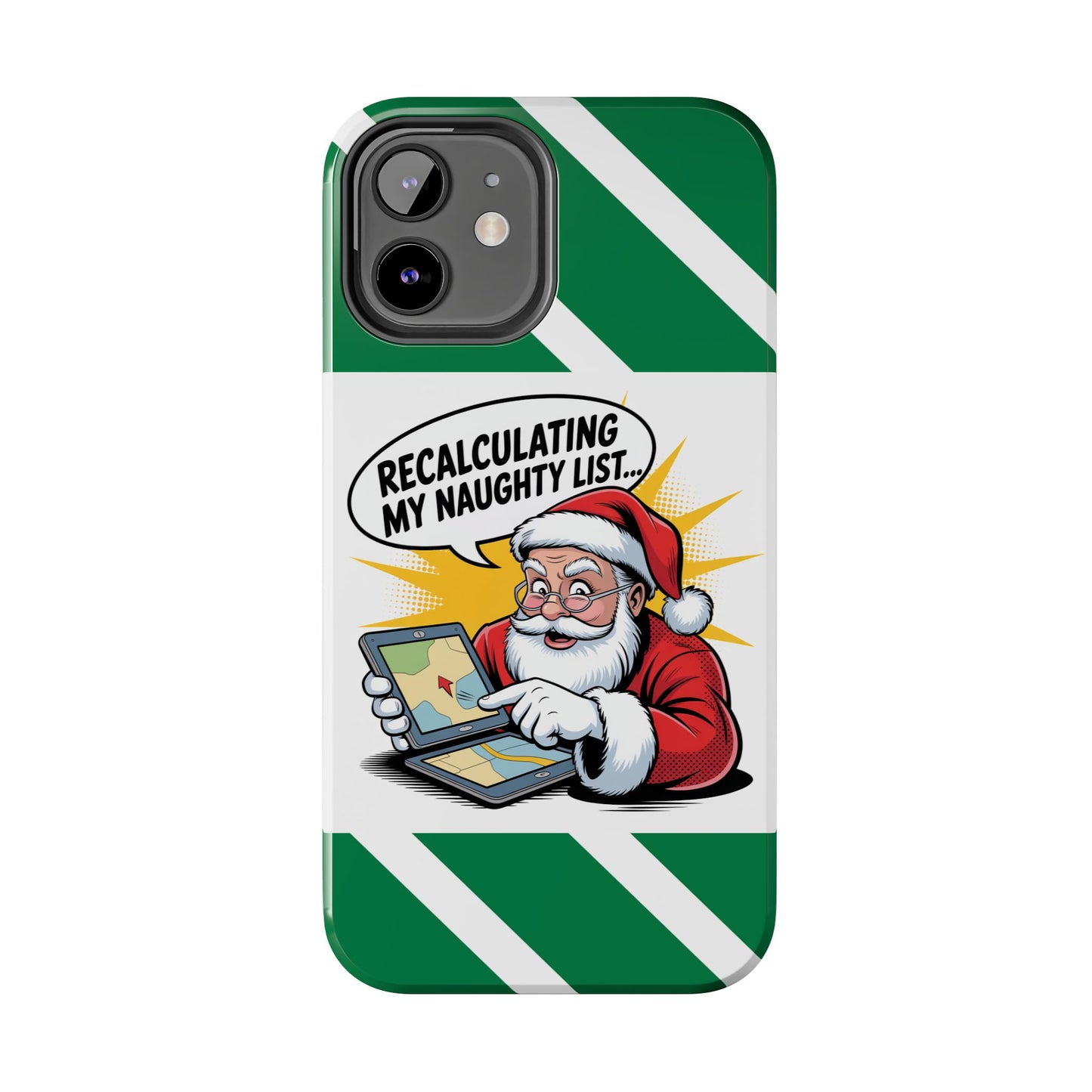 Santa Naughty List Phone Case - Tough & Fun Holiday Protection
