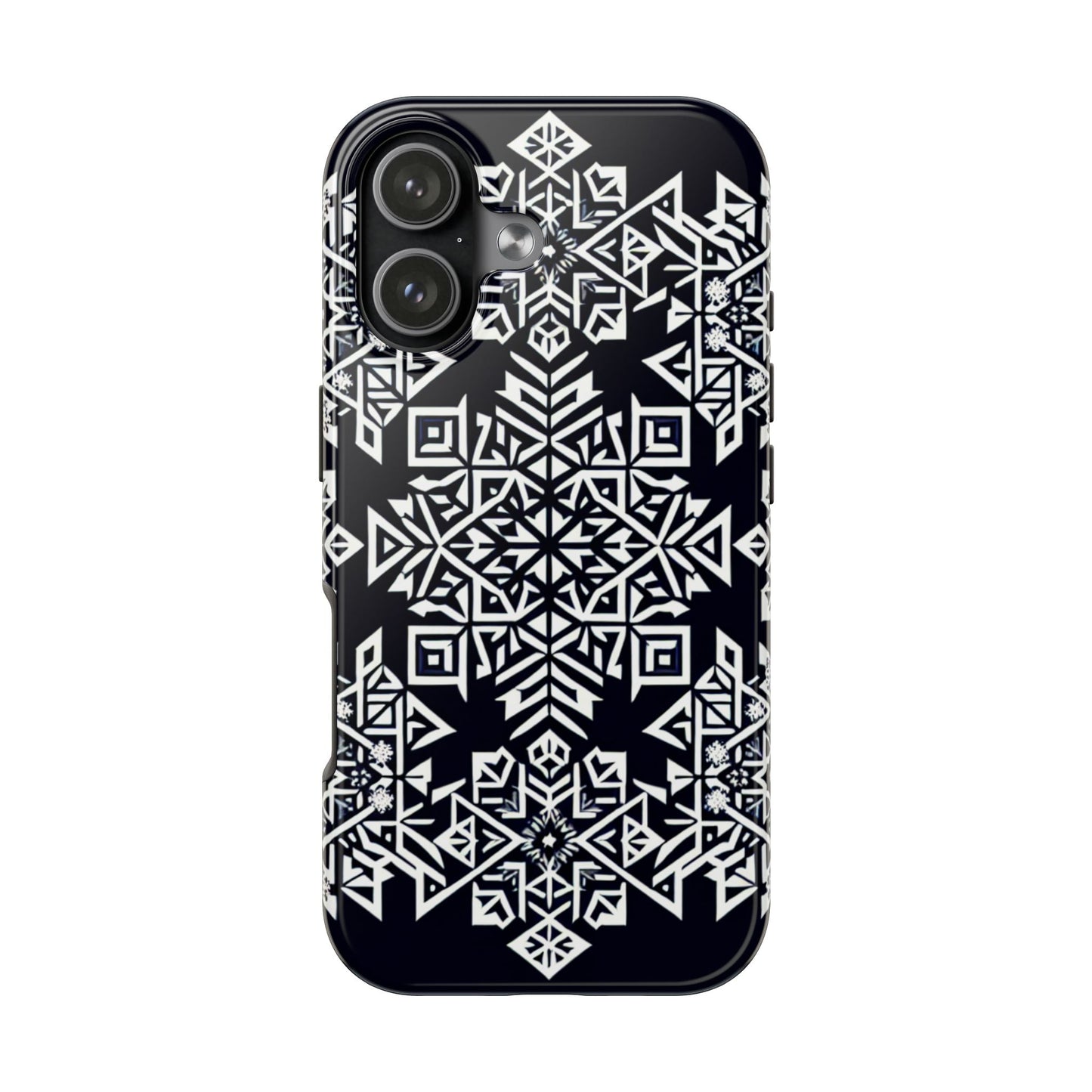 Winter Wonderland Tough Phone Case - Digital Snowflake - for iPhone