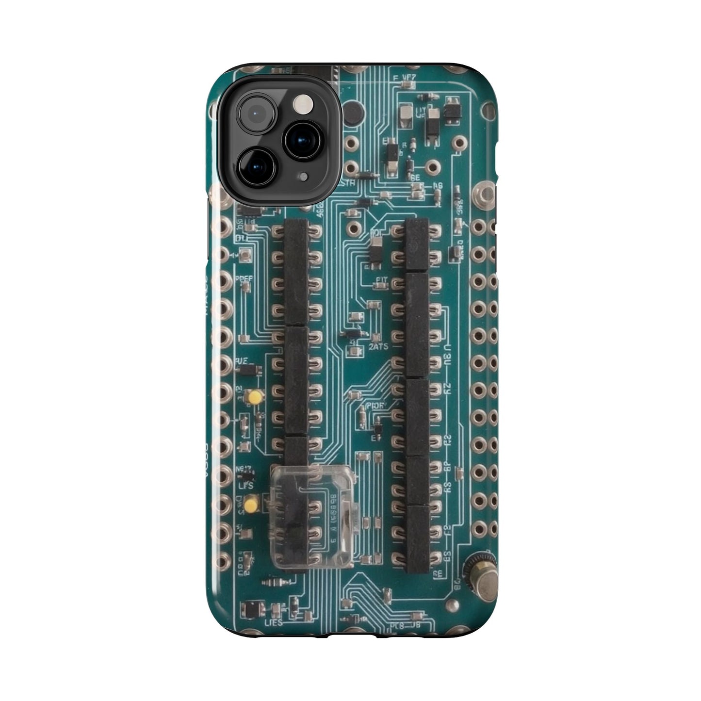 Old Circuits Design Tough Phone Case - for iPhone
