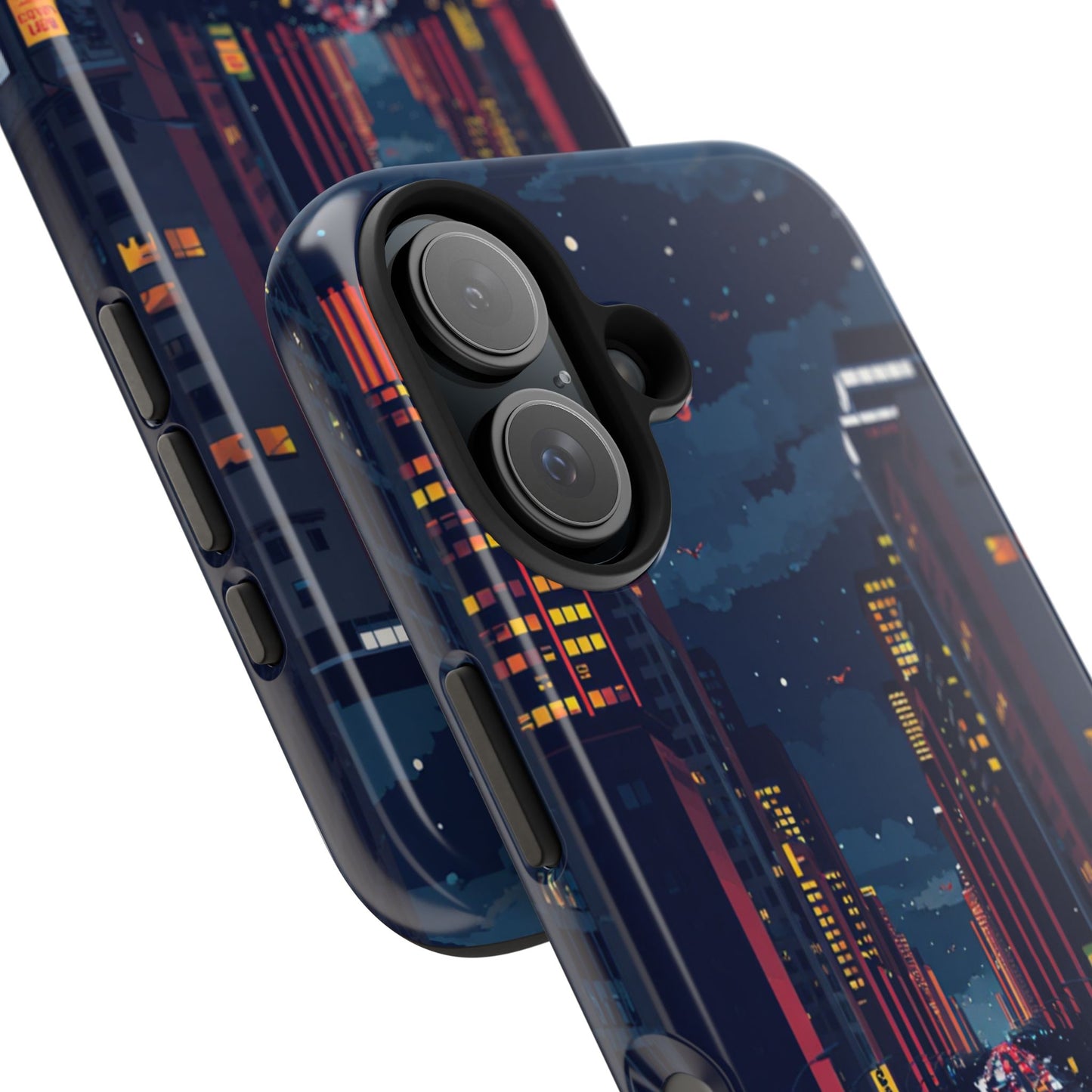 Urban Nightlife Tough Phone Case - Durable & Stylish Protection