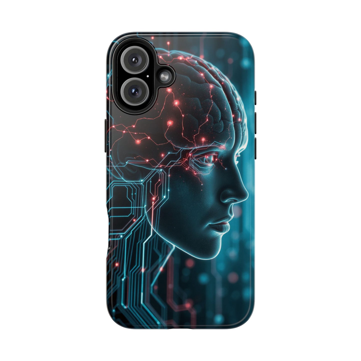 Futuristic Brain Design Tough Phone Case