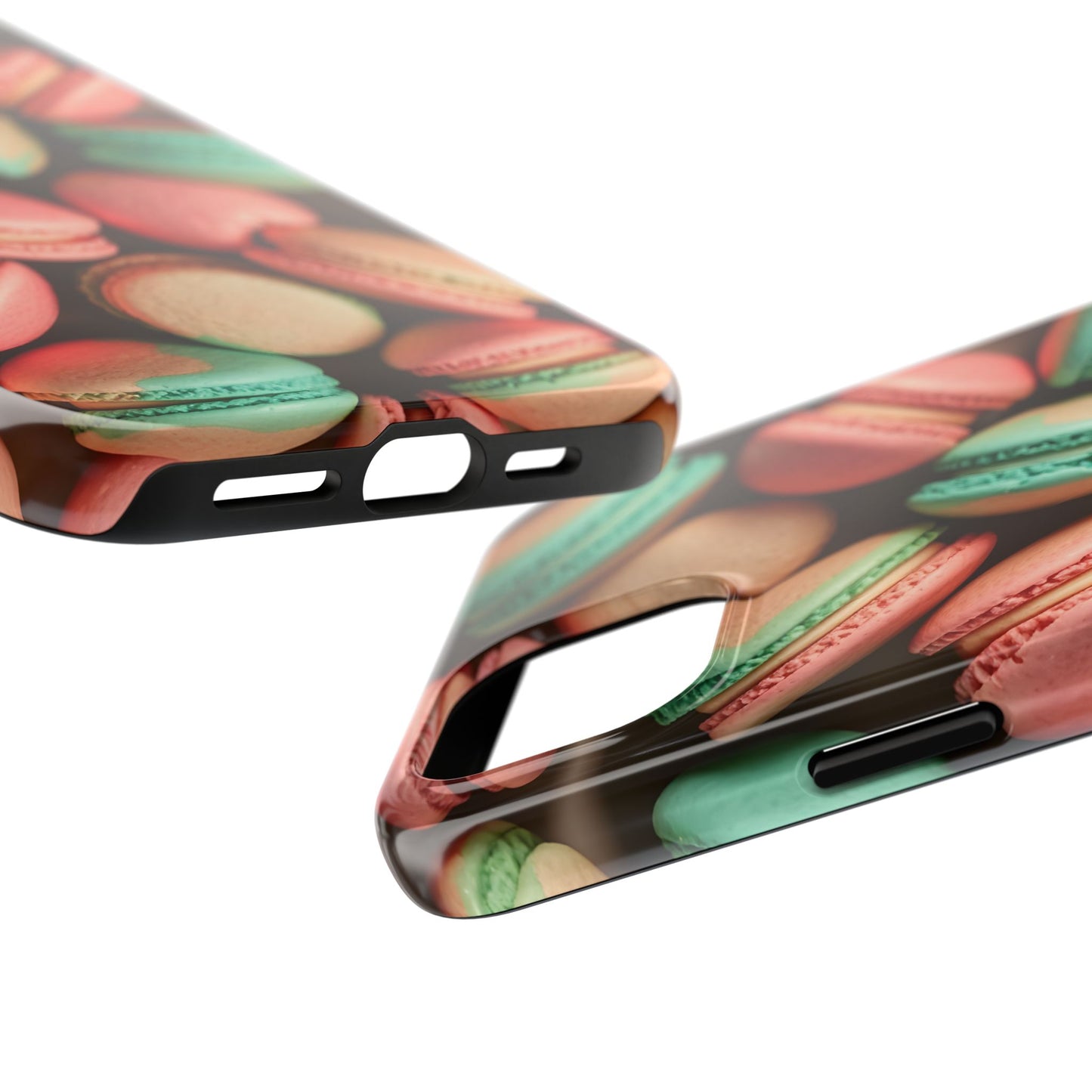 Colorful Tasty Macarons Tough Phone Case - Durable Protection with Sweet Aesthetic - for iPhone