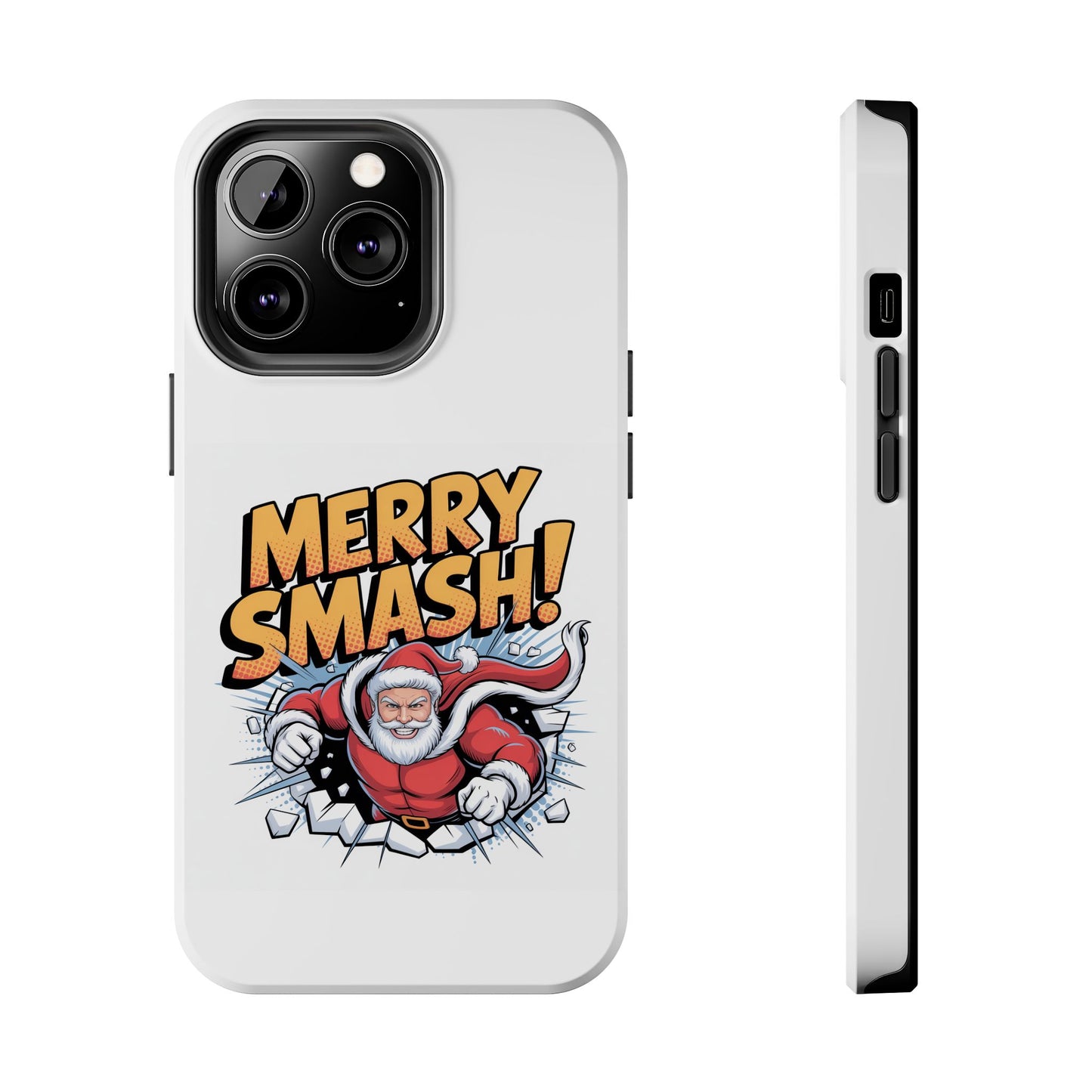 Santa Merry Smash Phone Case