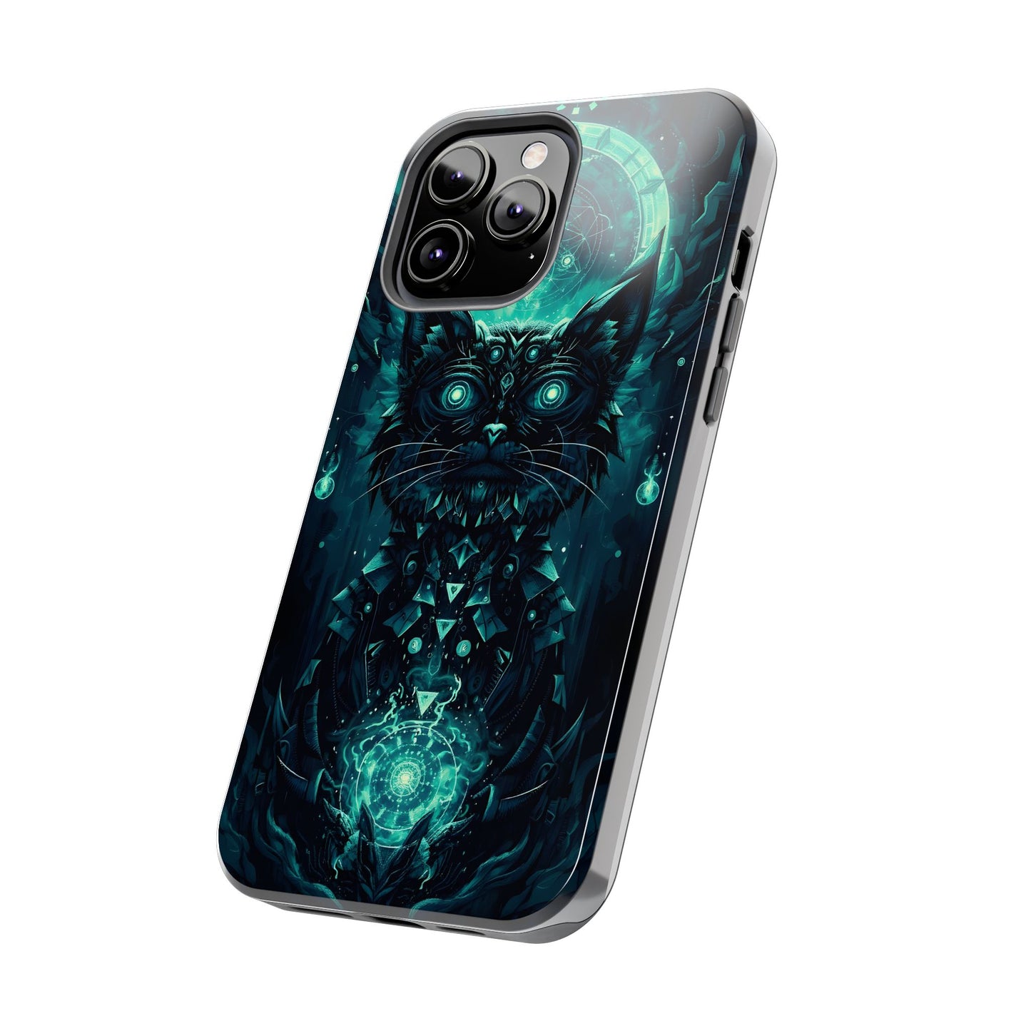 Mystical Dark Cat Phone Case - Tough Protective Cover for Cat Lovers - for iPhone