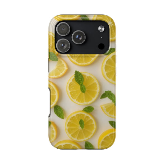 Fresh Lemons Slices - Tough Phone Case - for iPhone