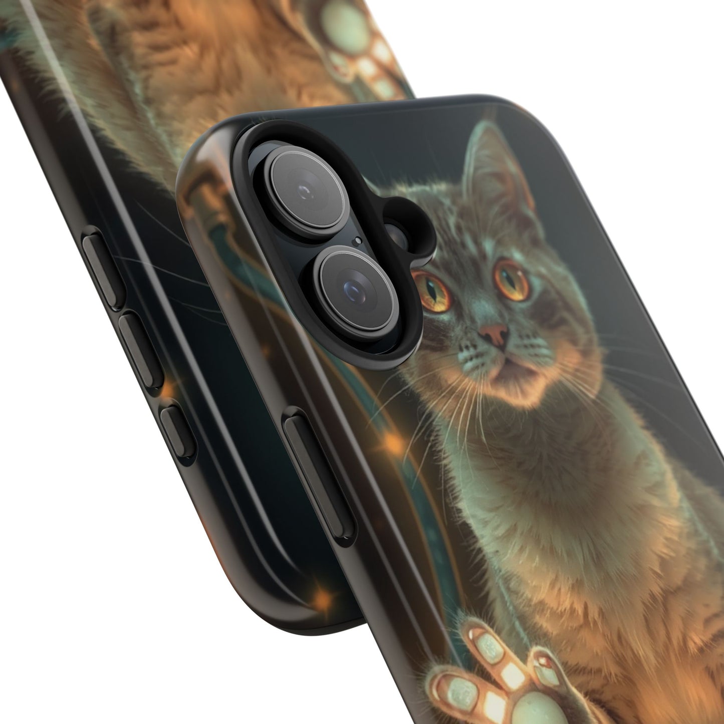 Whimsical Cat Phone Case | Tough Phone Cases for Cat Lovers, Pet Accessories, Gift for Cat Owners, Cute Phone Cover, Personalized Tech