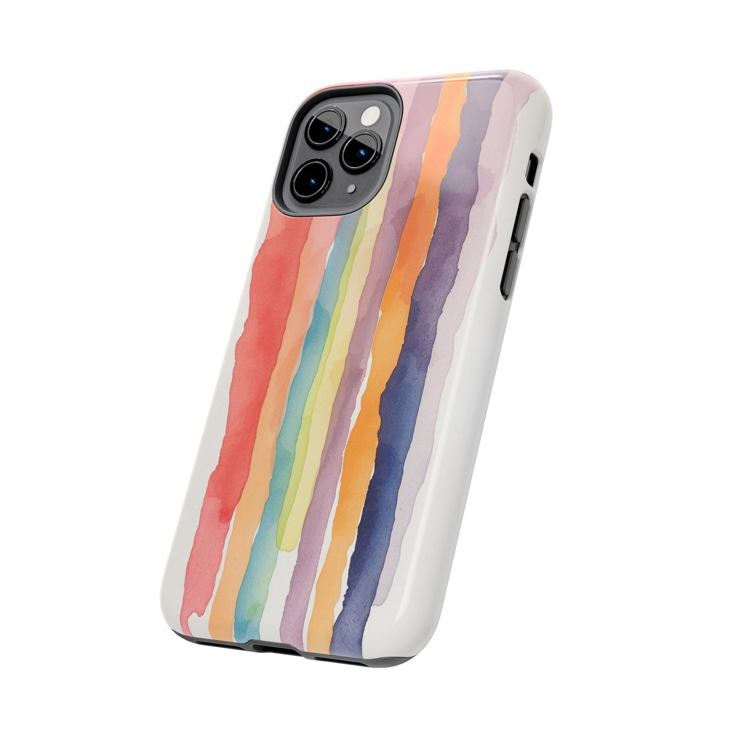 Colorful Watercolor Tough Phone Case - Stylish and Durable Cover for Creative Souls