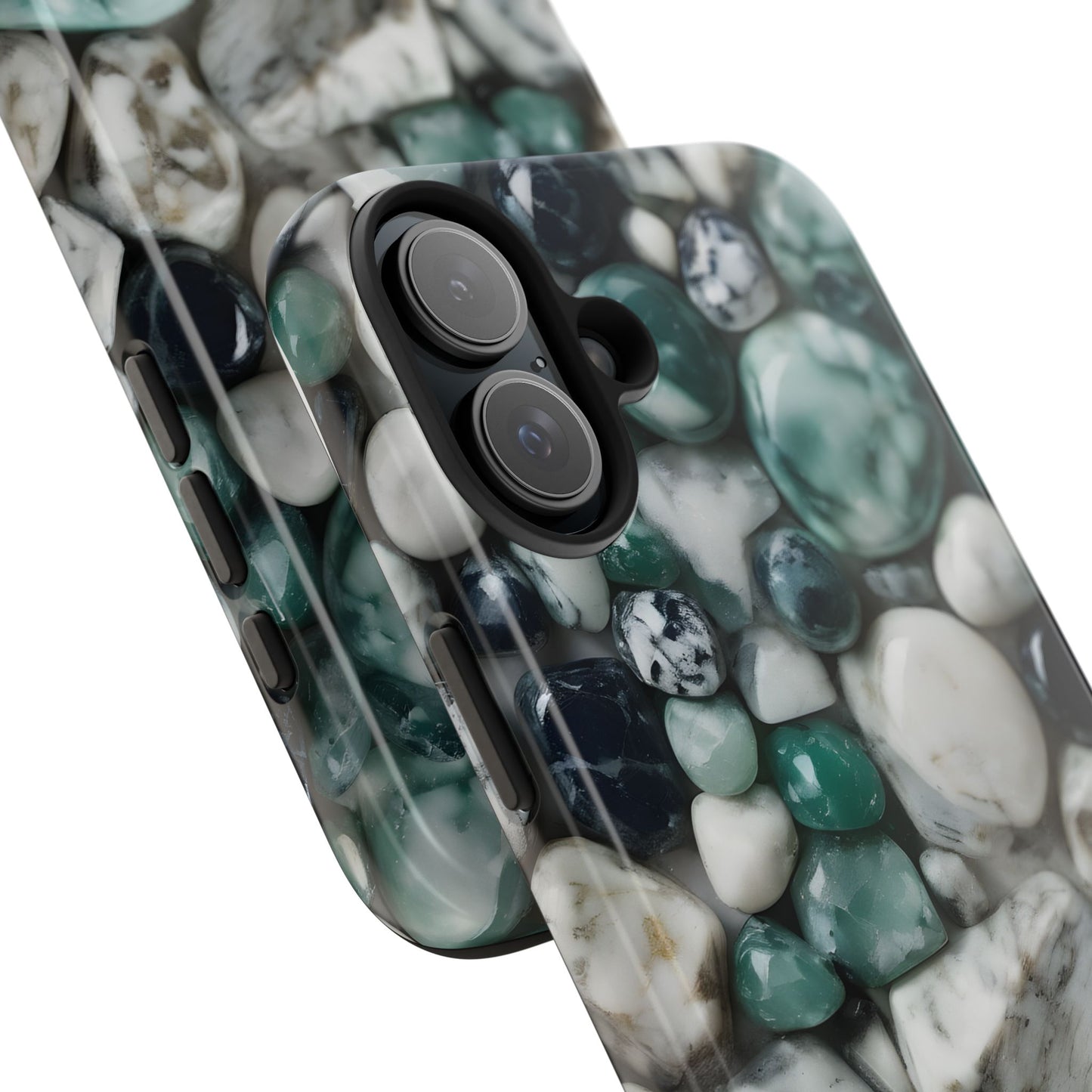 Small Rocks Pattern Tough Phone Case - Stylish & Durable Protection - for iPhone
