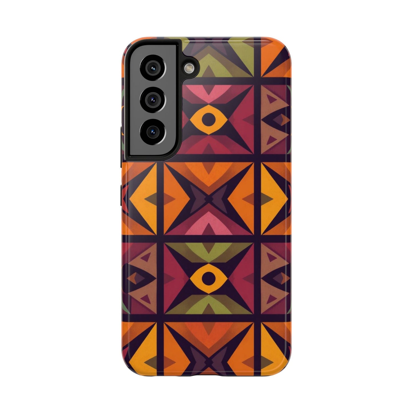 Vibrant Tribal Geometric Tough Phone Case - Colorful Protection for Your iPhone