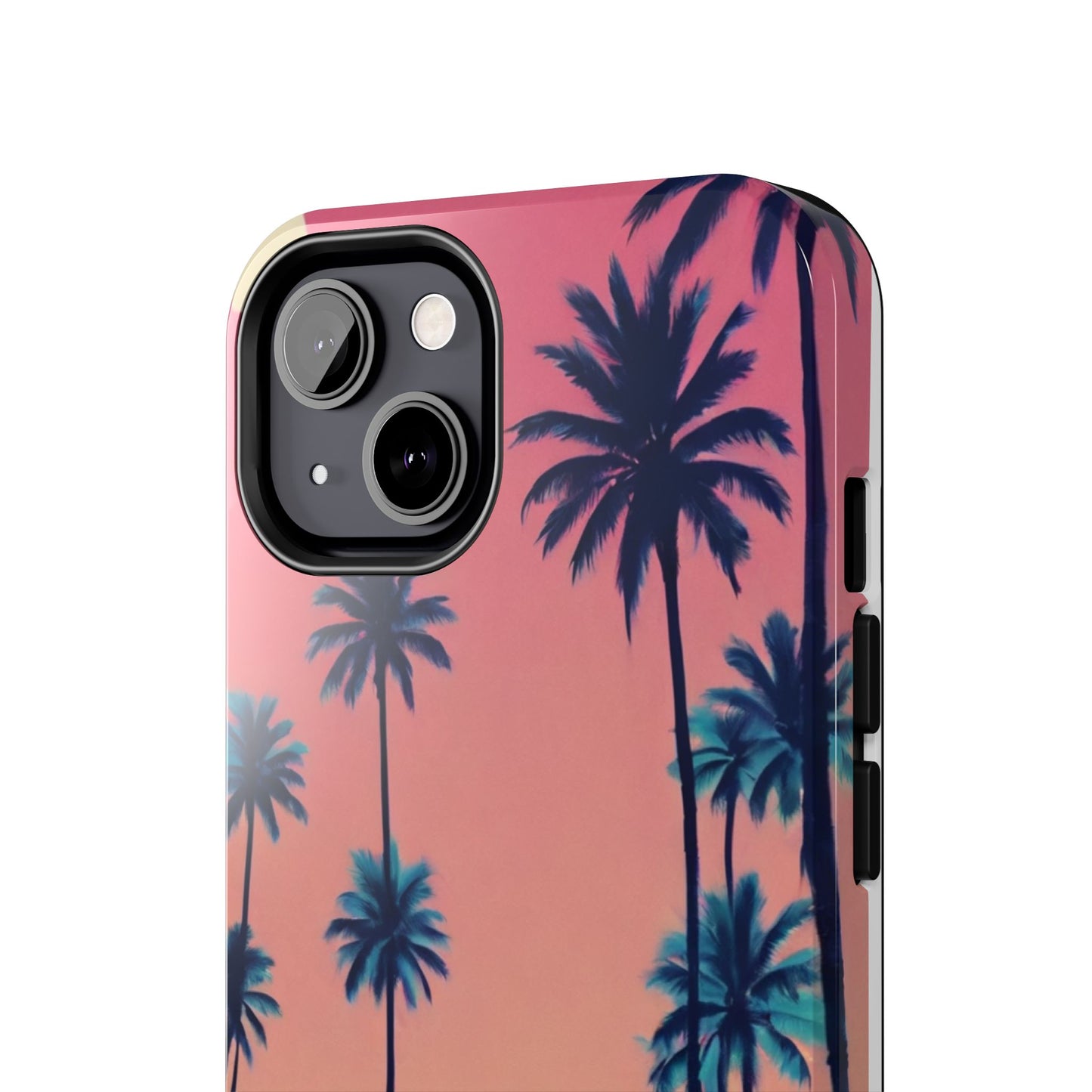 Tropical Beach Vibe Tough Phone Case - Vintage Van Design - for iPhone