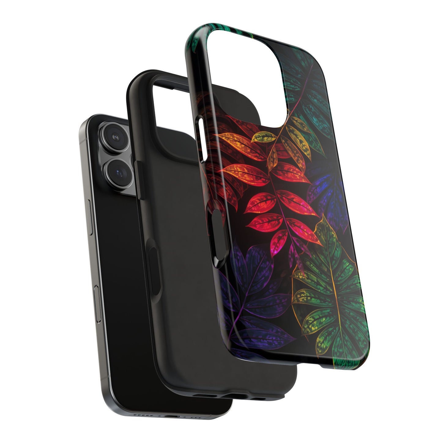 Vibrant Tropical Leaf Tough Phone Case