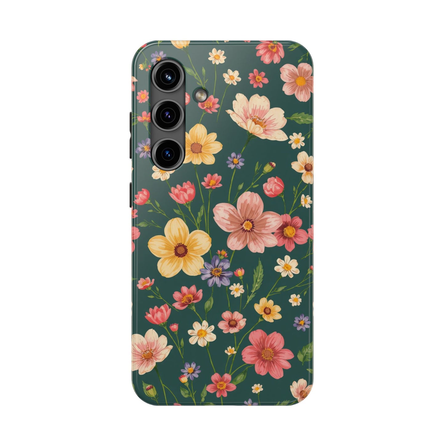 Vintage Spring Flowers Tough Phone Case - Durable Protection for iPhone