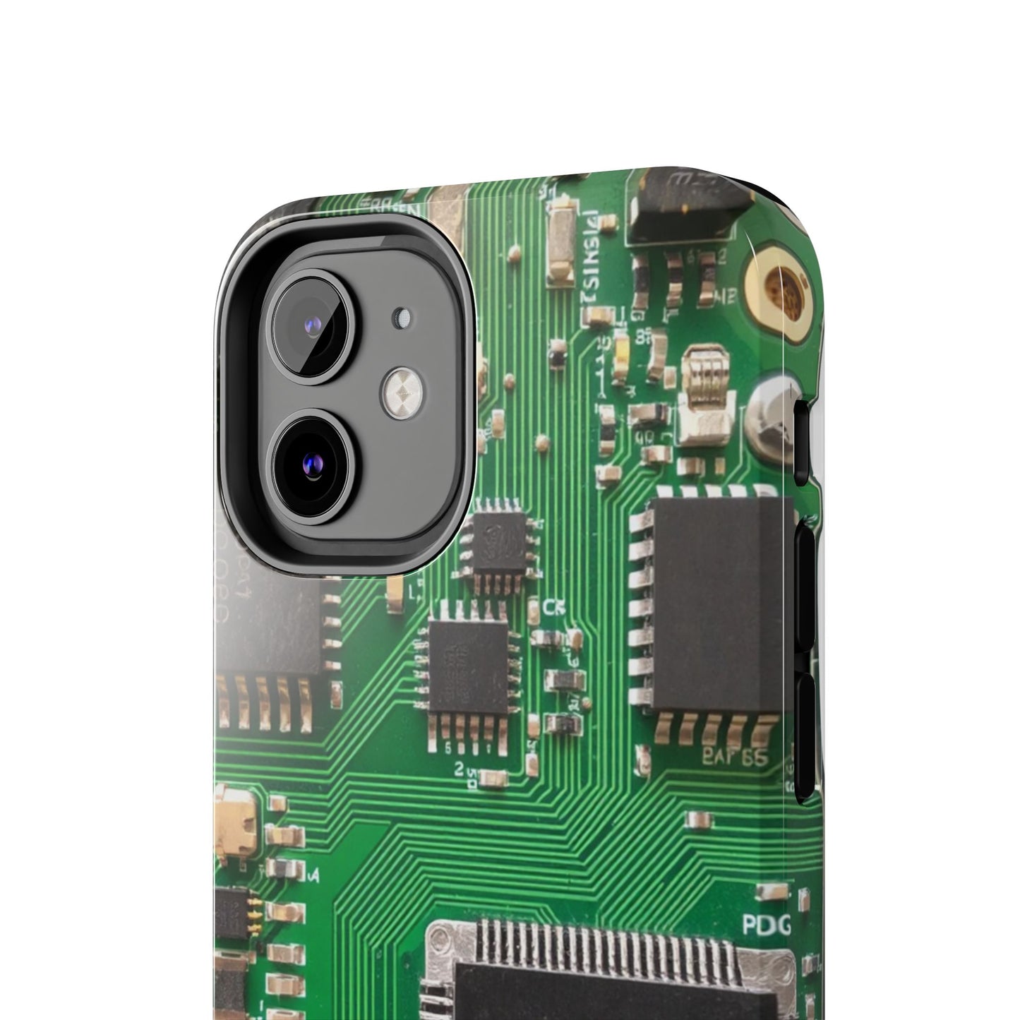 Circuit Board Tough Phone Case - Durable Tech Design