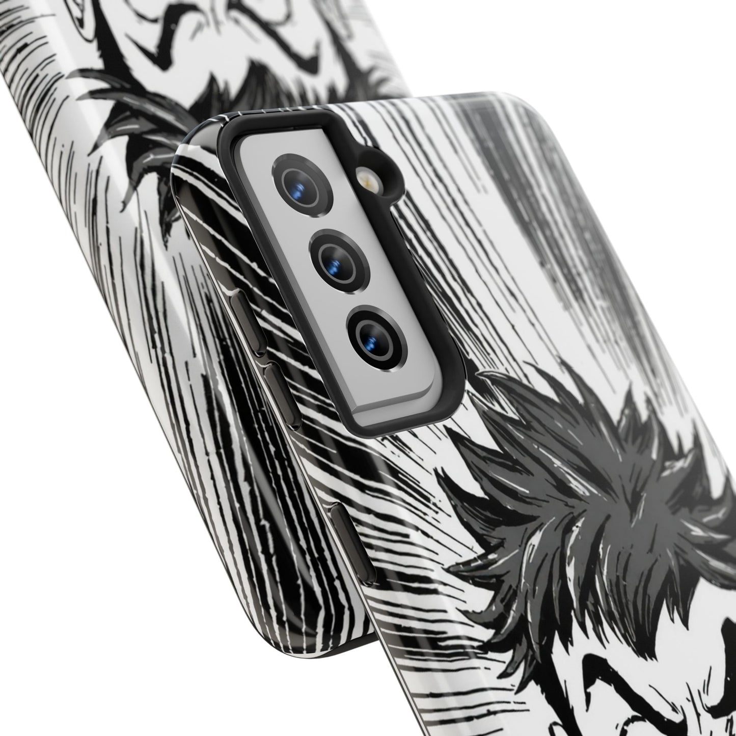 Intense Graphic Phone Case - Tough Design for Anime Fans