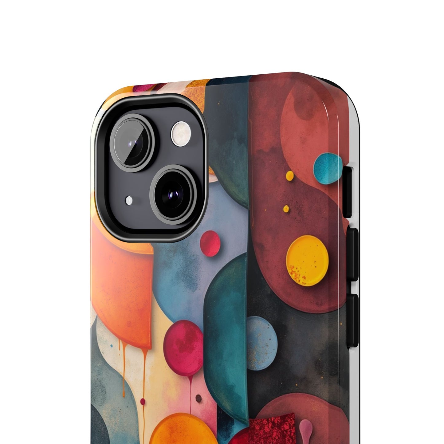 Artistic Tough Phone Cases - Colorful Abstract Design for Trendy Protection - for iPhone